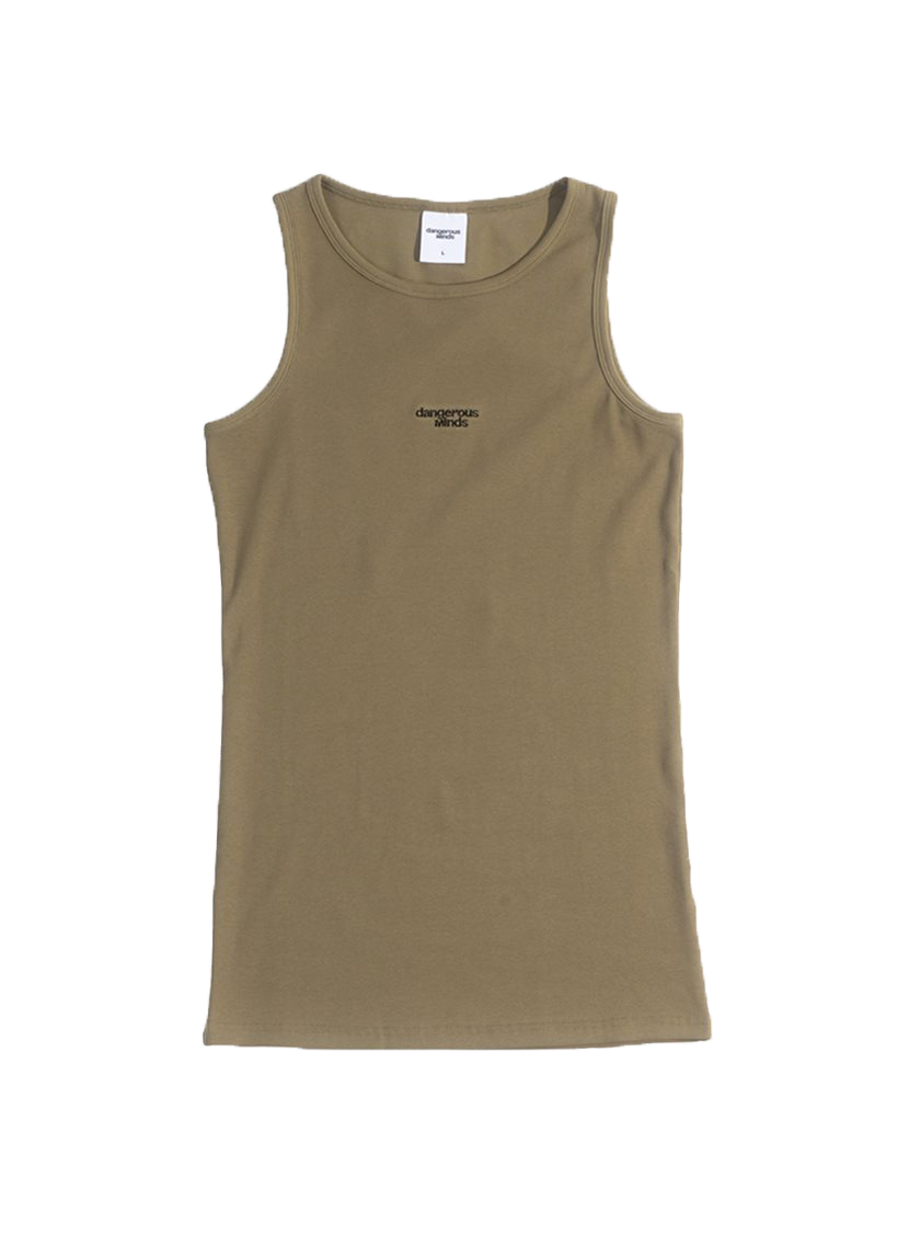 Dangerous Minds olive tank tee