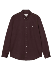 Carhartt WIP I023339 Madison palisander/wax L/S shirt