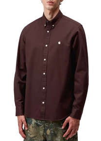 Carhartt WIP I023339 Madison palisander/wax L/S shirt