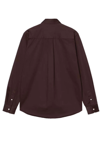 Carhartt WIP I023339 Madison palisander/wax L/S shirt