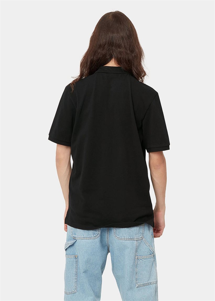 Carhartt WIP I023807 Chase Pique black/gold polo