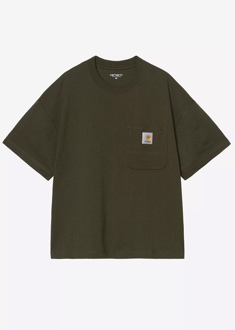 Carhartt WIP I035523 S/S Work Pocket olive tshirt