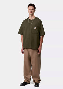 Carhartt WIP I035523 Work Pocket olive S/S tshirt