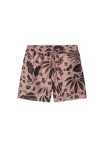 Carhartt WIP I031536 Slater woodblock print/glassy pink swim trunks