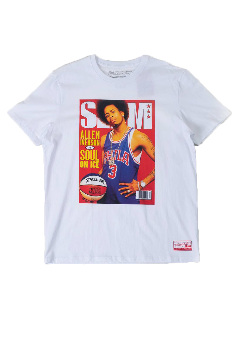 Mitchell &amp; Ness Slam Philadelphia 76ers white tee