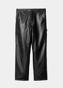 Carhartt WIP I034446 Single Knee leather black pants