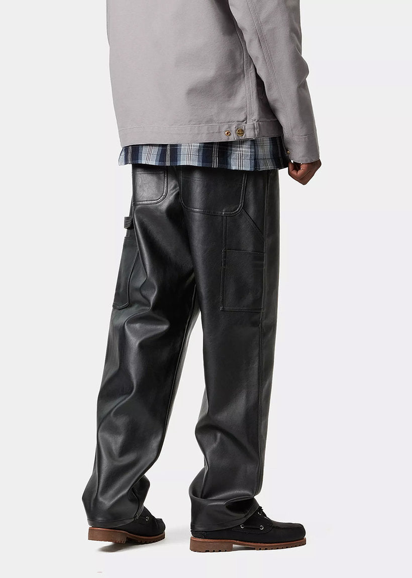 Carhartt WIP I034446 Single Knee leather black pants