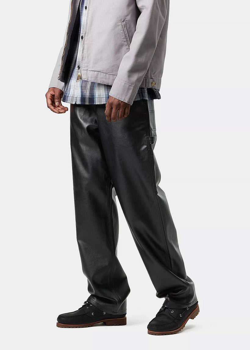 Carhartt WIP I034446 Single Knee leather black pants