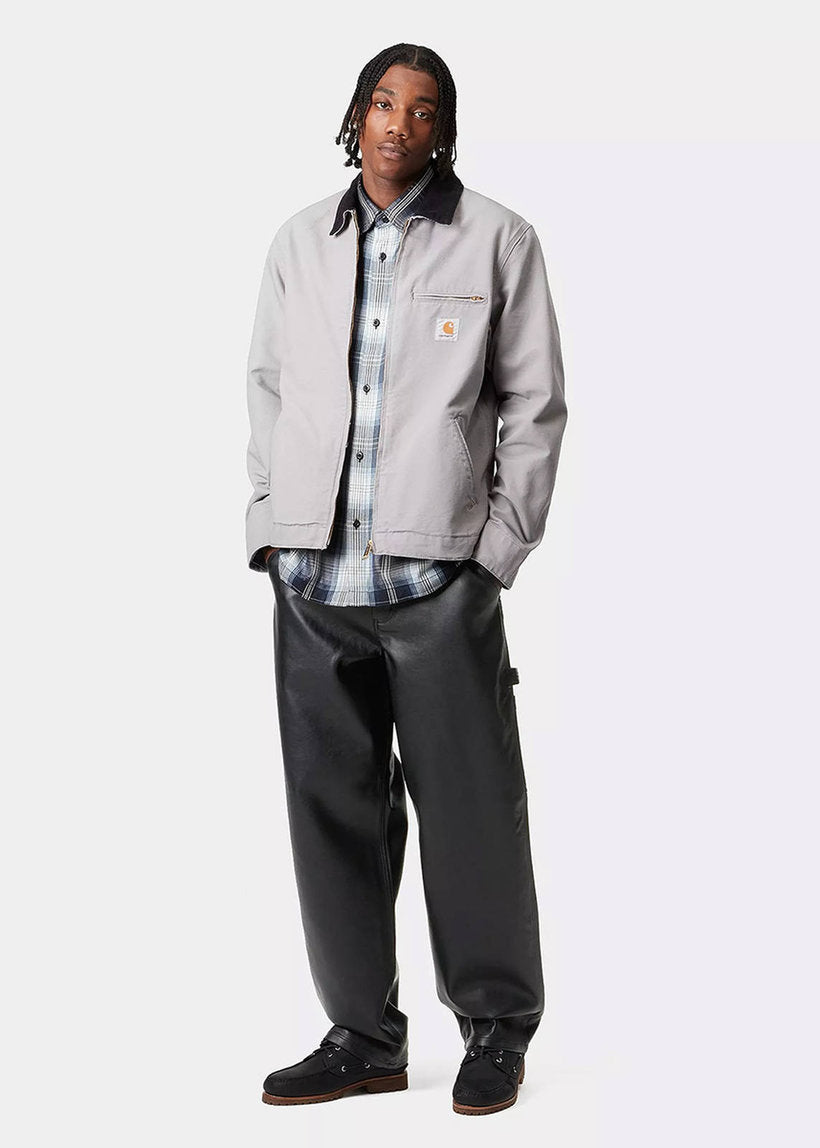 Carhartt WIP I034446 Single Knee leather black pants
