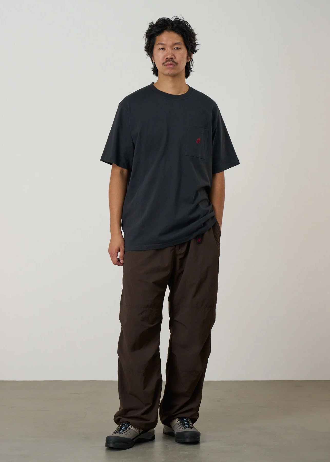 Gramicci G304-OGJ One Point vintage black tee