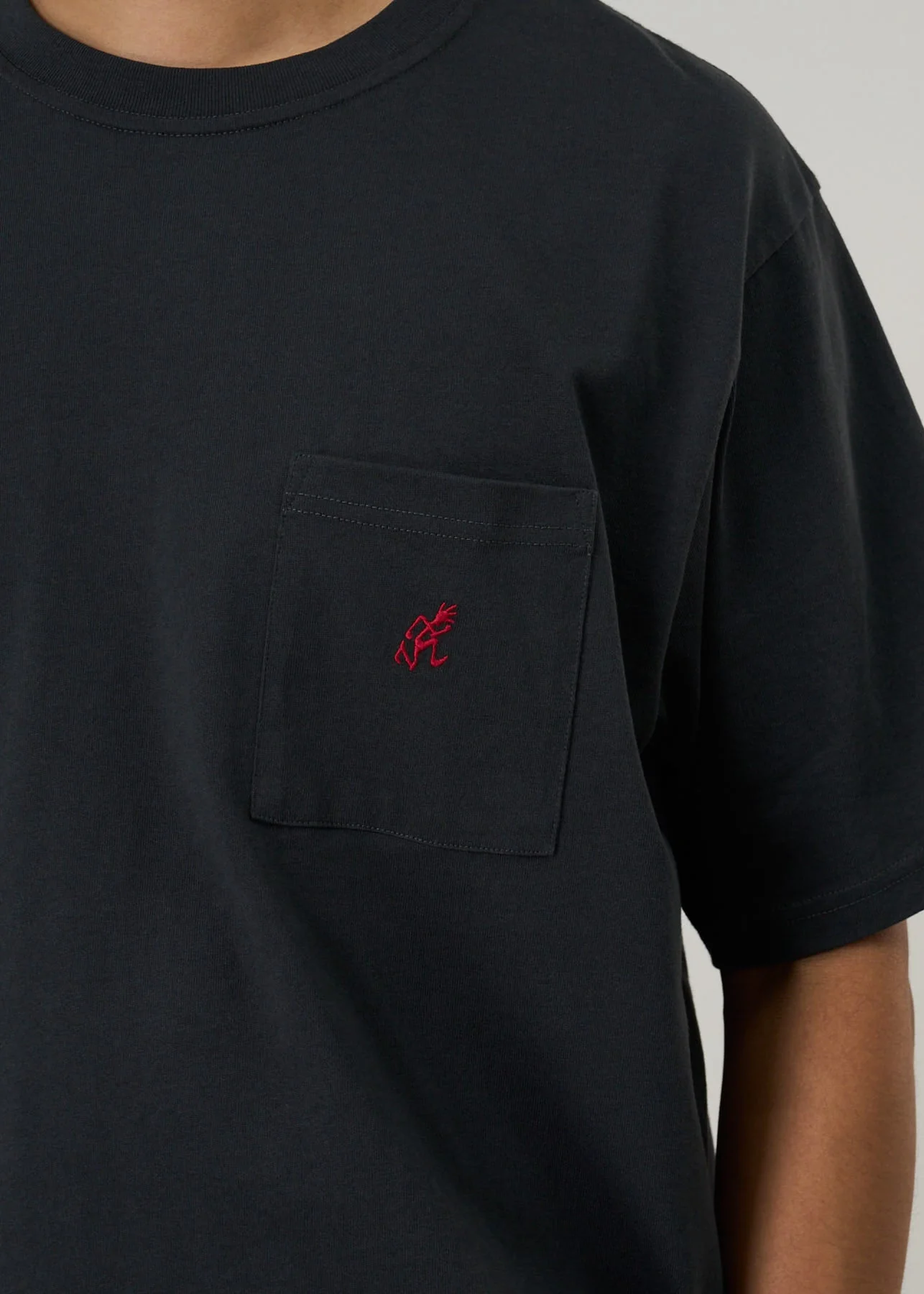Gramicci G304-OGJ One Point vintage black tee
