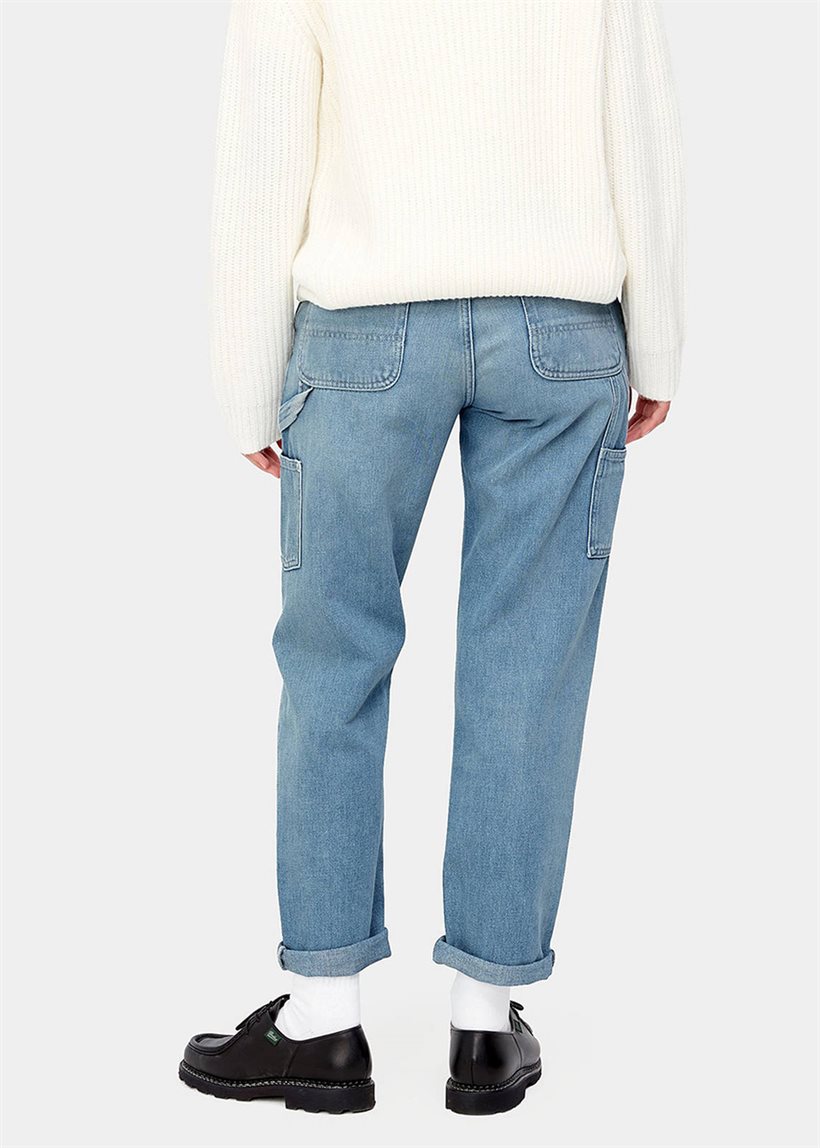 Carhartt WIP I025268 W' Pierce blue light stone washed pants