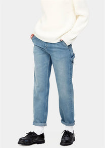 Carhartt WIP I025268 W' Pierce blue light stone washed pants