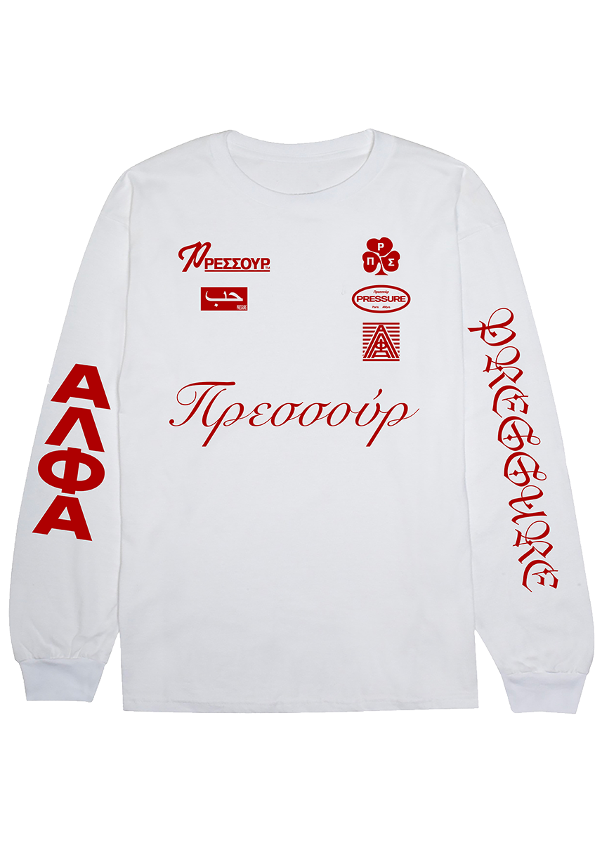 Pressure Ellinika Logotypa longsleeve