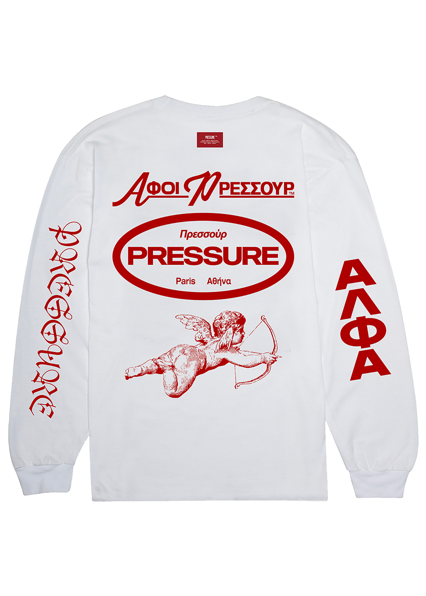 Pressure Ellinika Logotypa longsleeve