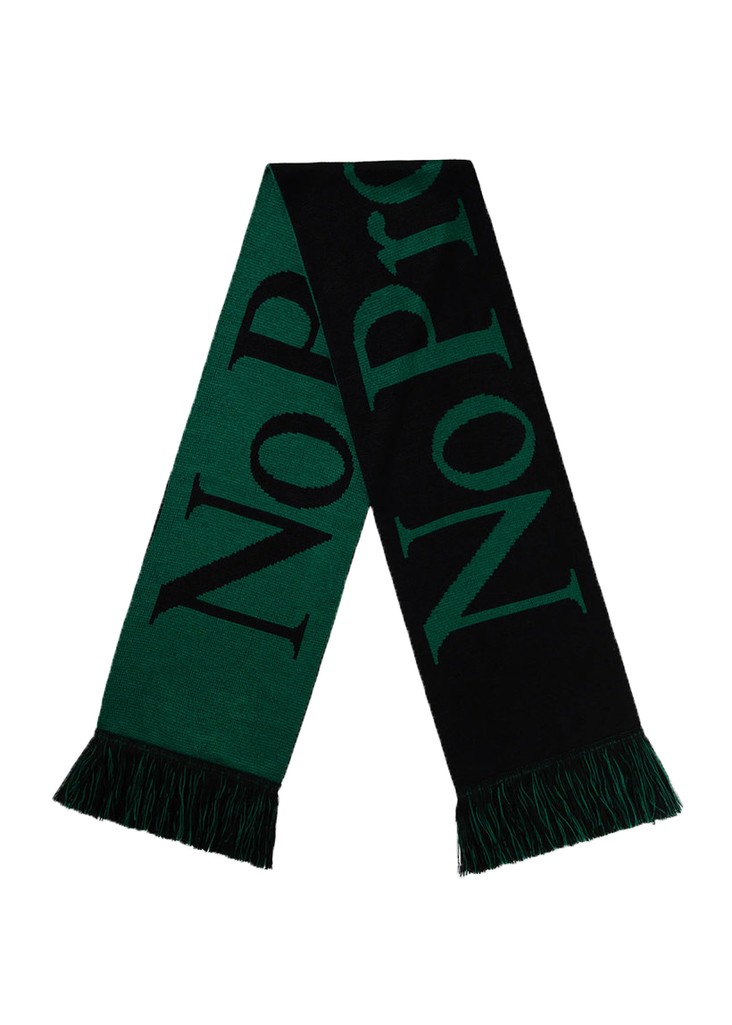 No Problemo green scarf