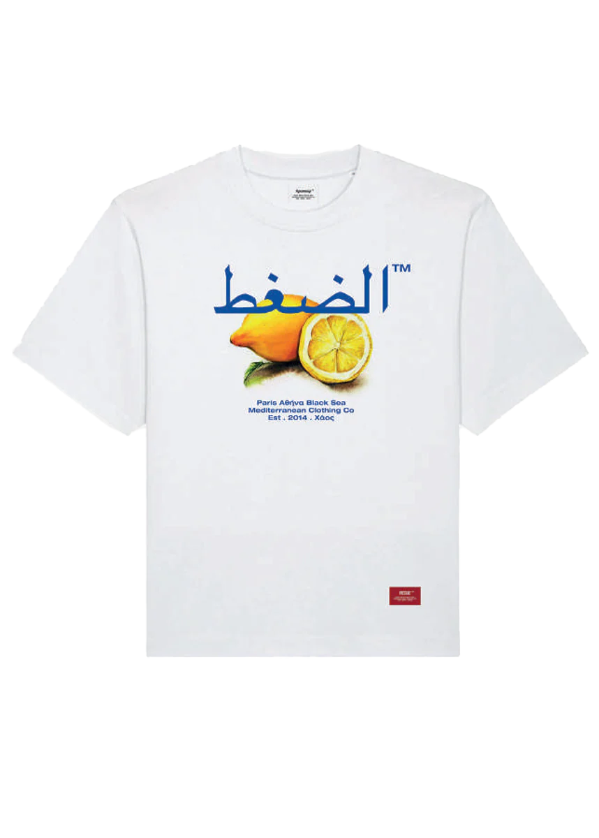Pressure Lemoni white tee