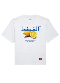 Pressure Lemoni white tee