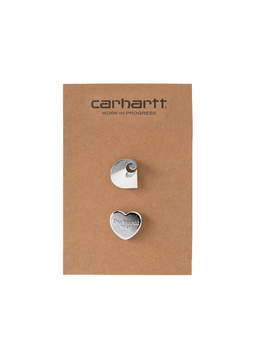 Carhartt WIP I034904 silver pin set