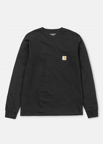 Carhartt WIP I022094 Pocket black L/S tshirt