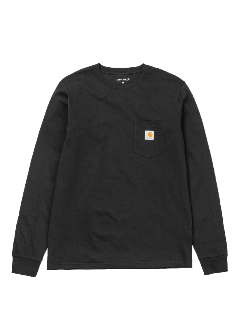 Carhartt WIP I022094 Pocket black L/S tshirt