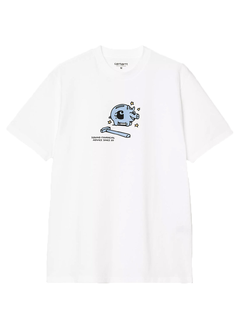 Carhartt WIP I034776 Piggybank white S/S tshirt
