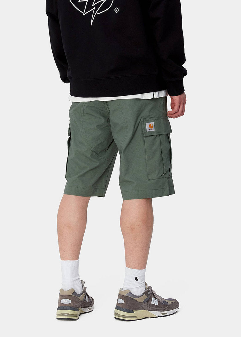 Carhartt WIP I028246 Regular duck green rinsed cargo shorts