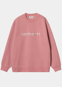Carhartt WIP I033647 W' Carhartt dusty rose/moonbeam sweat