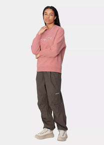 Carhartt WIP I033647 W' Carhartt dusty rose/moonbeam sweat