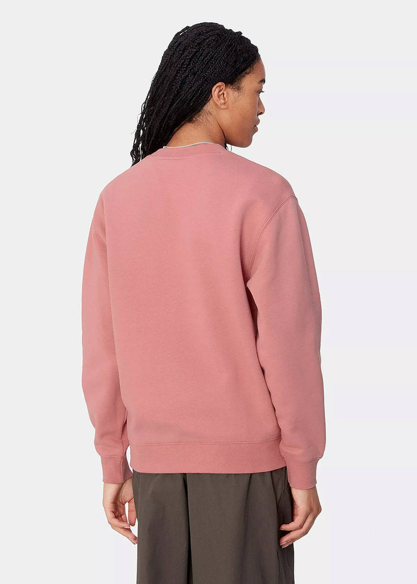 Carhartt WIP I033647 W' Carhartt dusty rose/moonbeam sweat