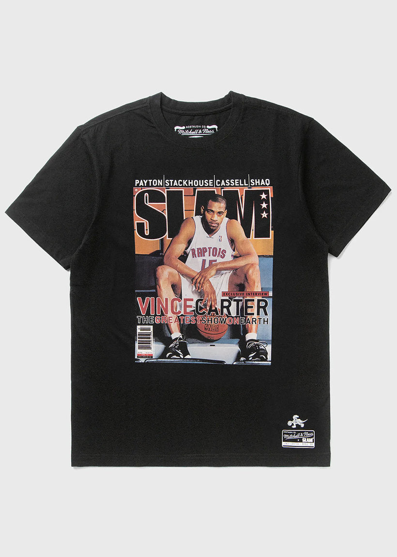 Mitchell &amp; Ness NBA Slam Toronto Raptors Vince Carter black tee
