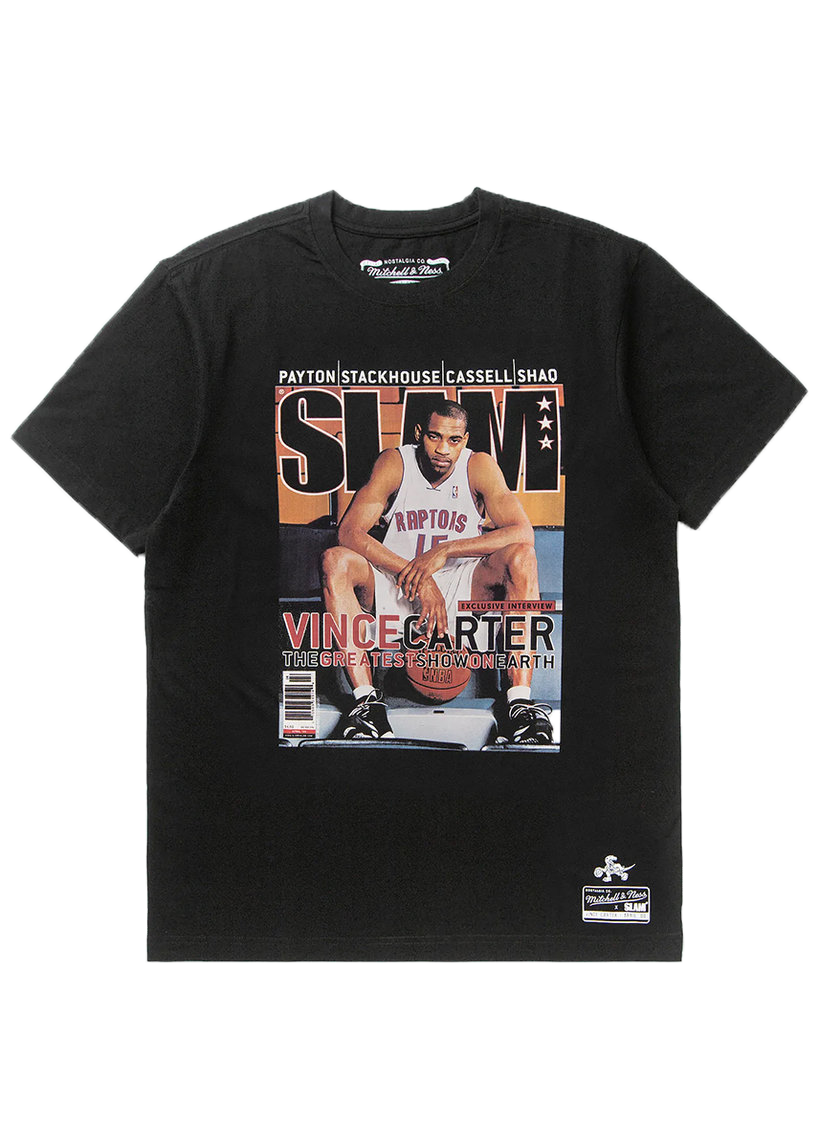 Mitchell &amp; Ness NBA Slam Toronto Raptors Vince Carter black tee