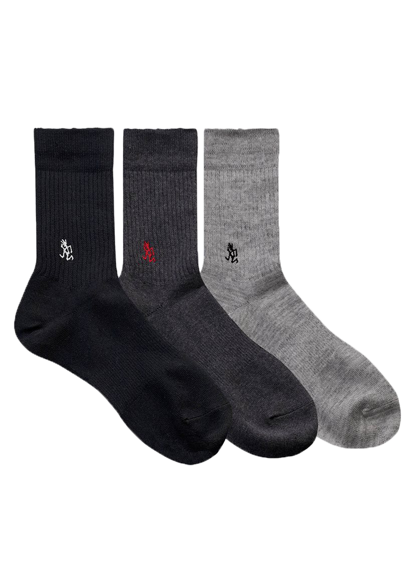 Gramicci SX-M04 Basic multi crew socks (3 sets)
