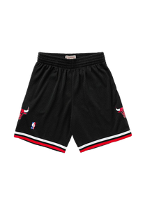 Mitchell &amp; Ness NBA Swingman Road Bulls black shorts