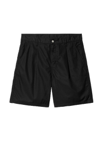 Carhartt WIP I033125 Albert black rinsed shorts
