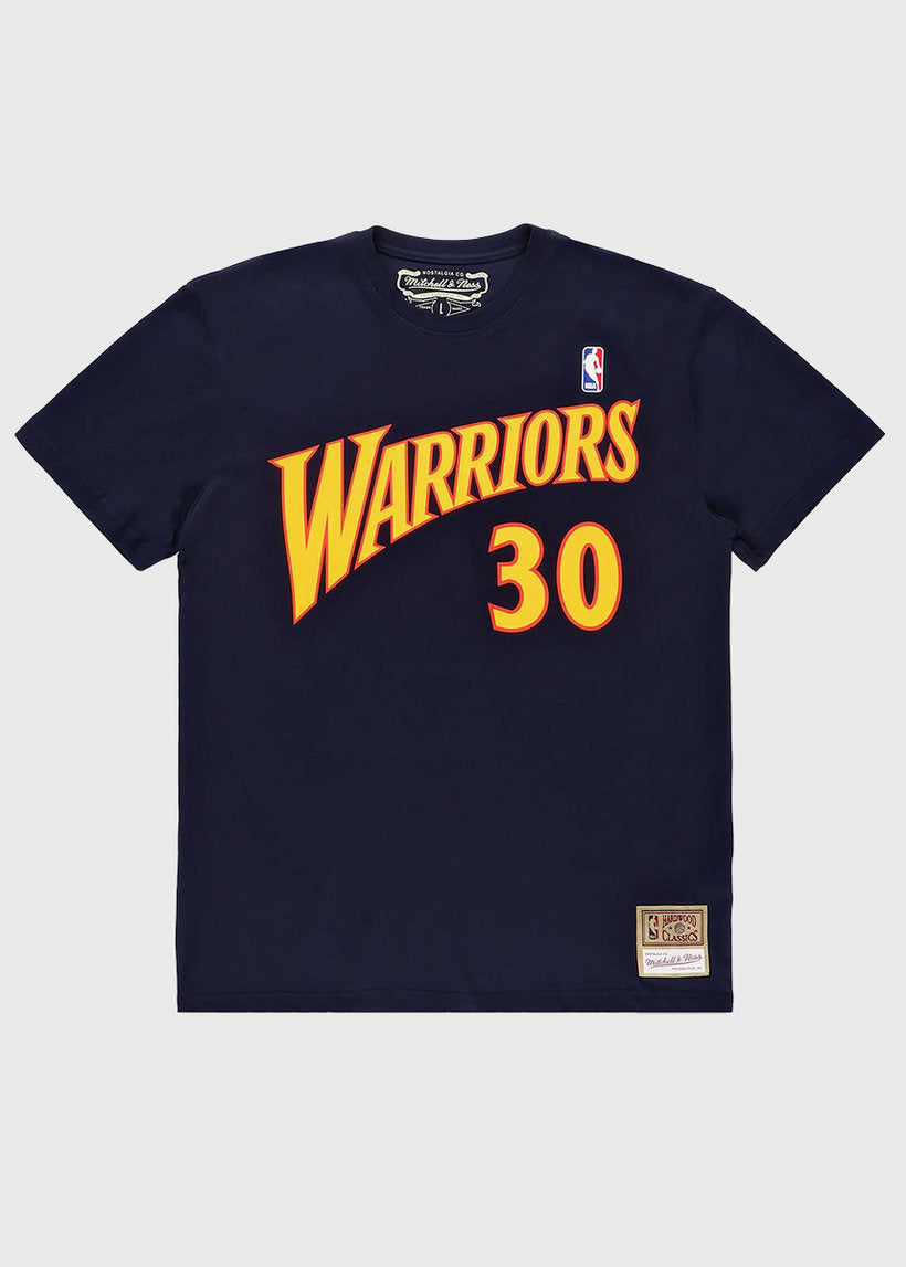 Mitchell &amp; Ness NBA N&amp;N Golden State Warriors Stephen Curry navy tee