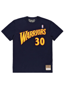 Mitchell &amp; Ness NBA N&amp;N Golden State Warriors Stephen Curry navy tee