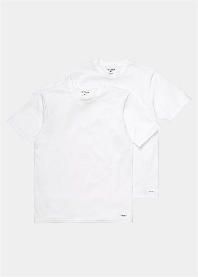 Carhartt WIP I029370 Standard Crew Neck white+white tshirts