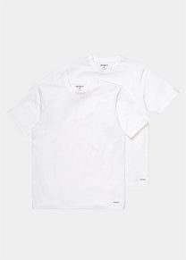 Carhartt WIP I029370 Standard Crew Neck white+white tshirts