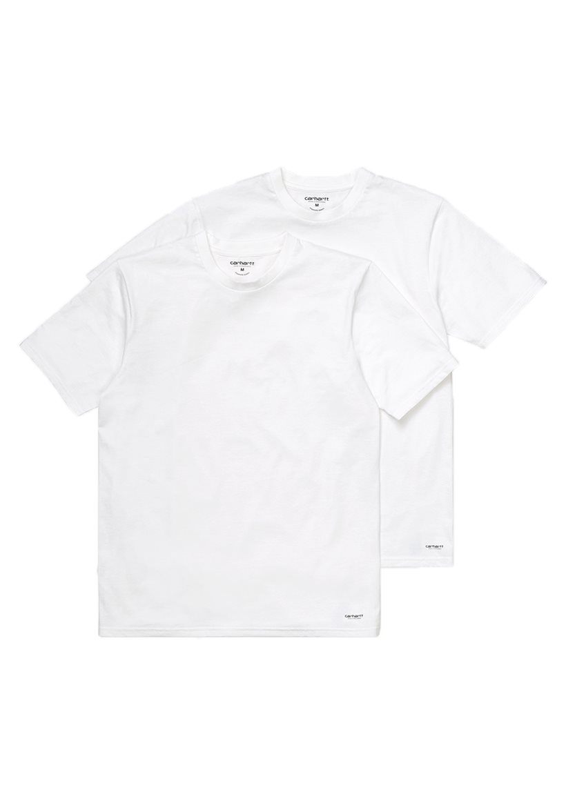 Carhartt WIP I029370 Standard Crew Neck white+white tshirts