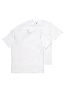 Carhartt WIP I029370 Standard Crew Neck white+white tshirts
