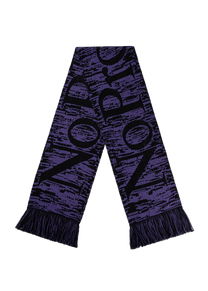 No Problemo glitch lilac scarf