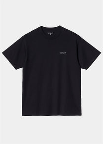 Carhartt WIP I030435 Script Embroidery black/white S/S tshirt