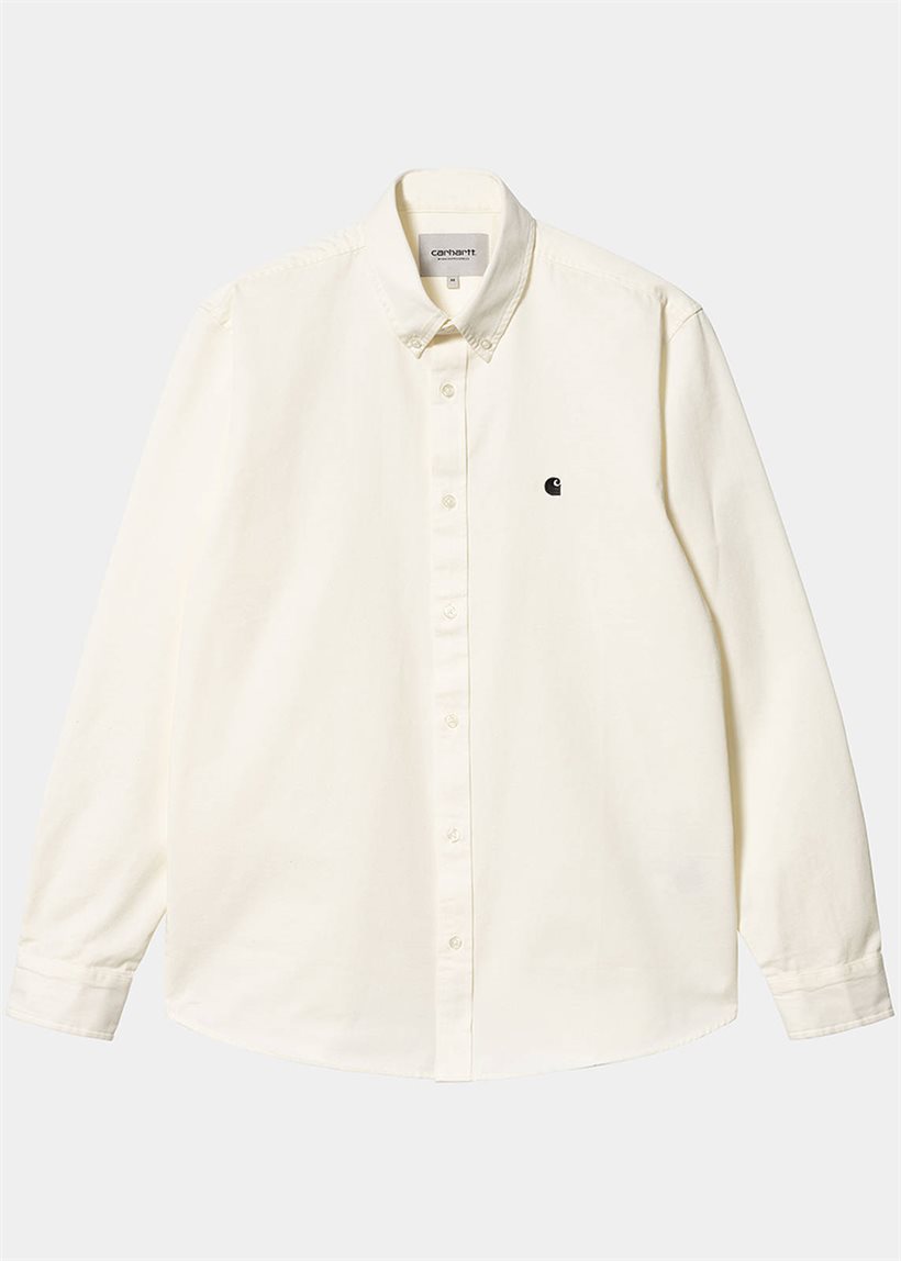Carhartt WIP I023339 Madison wax/black L/S shirt