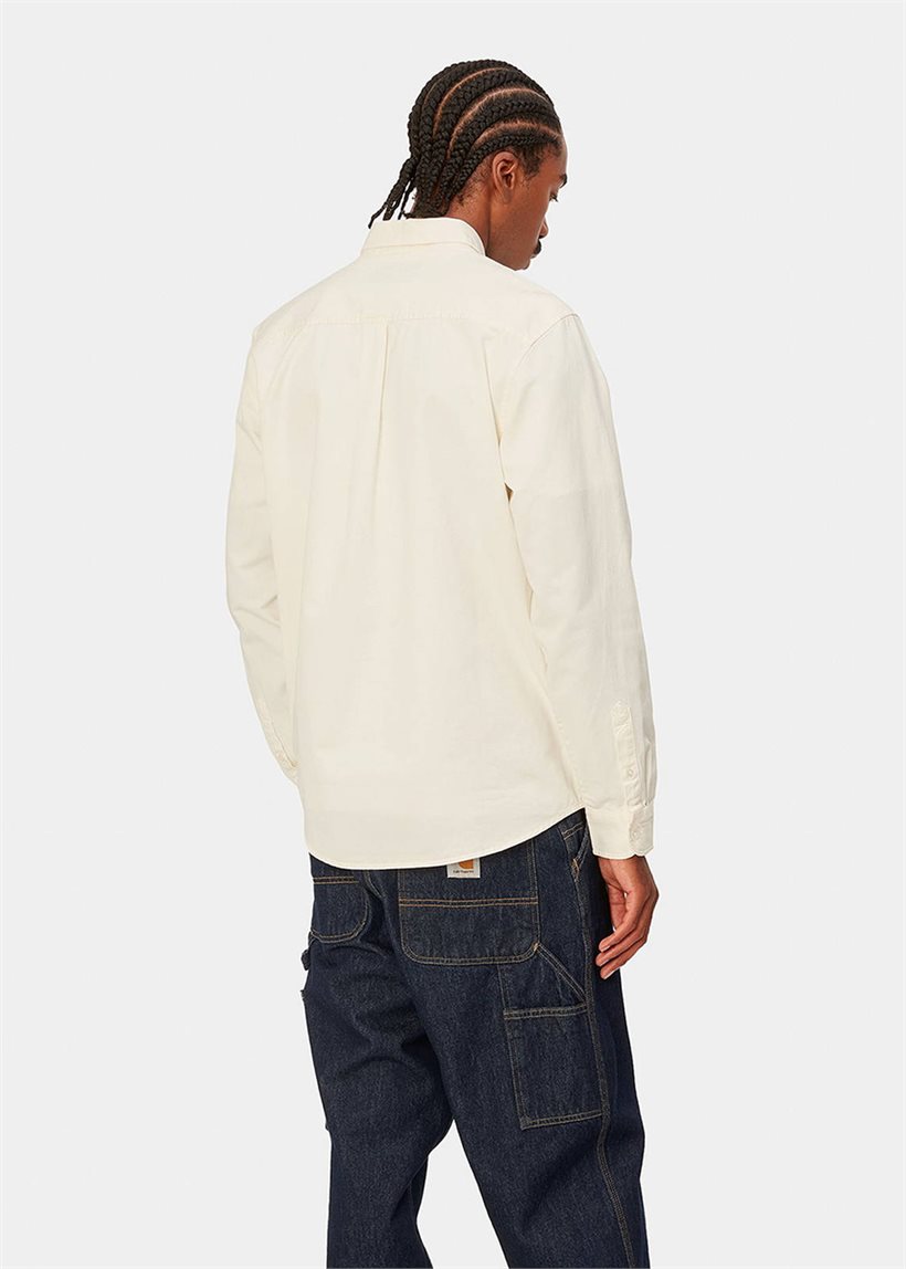 Carhartt WIP I023339 Madison wax/black L/S shirt