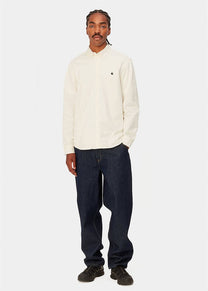 Carhartt WIP I023339 Madison wax/black L/S shirt