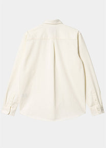 Carhartt WIP I023339 Madison wax/black L/S shirt
