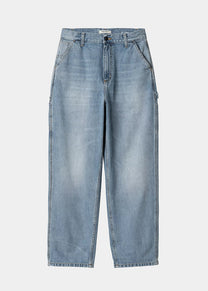 Carhartt WIP I034225 W' Brandon blue burst washed single knee pants