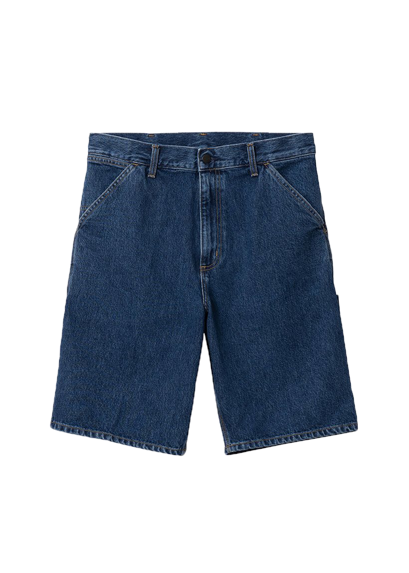 Carhartt WIP I032026 Single Knee blue stone washed shorts