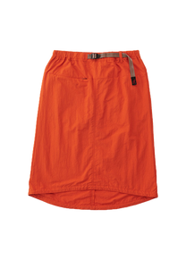 Gramicci G4SW-SK089 Nylon Packable orange midi skirt